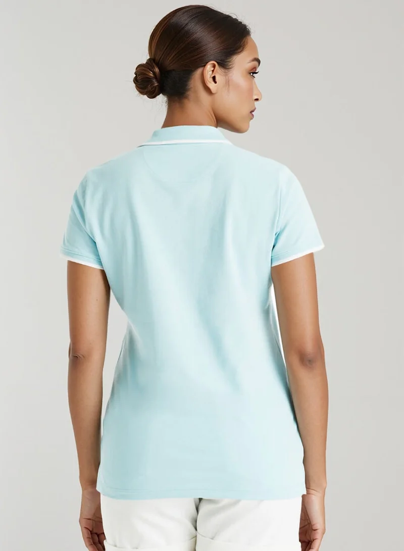 NAUTICA Basic Regular Fit Premium Cotton Logo Polo Shirt